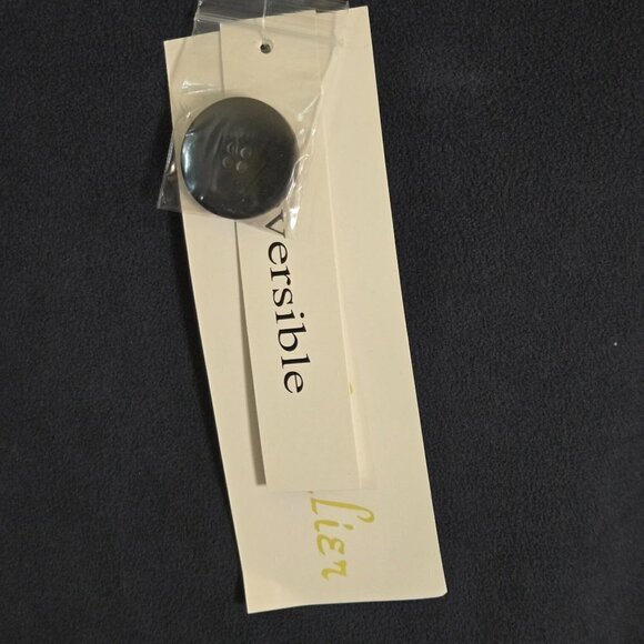 Great Cavalier NWT Reversible Fleece High Low Unique Cape Jacket Size M - Picture 6 of 8